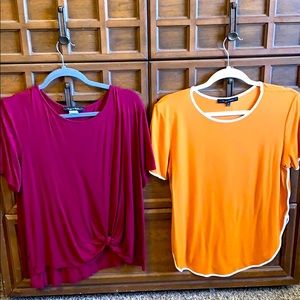 Raggs II Raches Bundle of 2 Tees (Cute Details!)